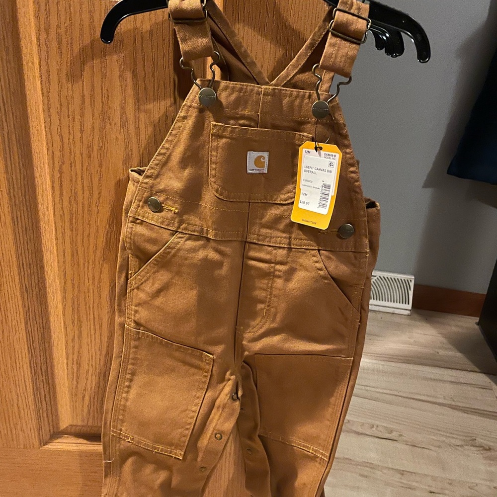 Carhartt Tan Kids Overalls